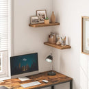 HOOBRO Floating Shelves for Wall, Wall Mounted Shelf Set of 2, 15.7" Hanging…