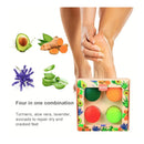 4 In 1 Christmas Moisturizing Set,Heel Cracked Care Balm,Foot Cream,Repair Cracked Dry Feet,Christmas Gift