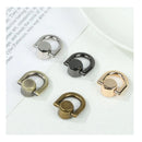 4Pcs Metal Bag Rivet Nail Buckle Studs Button Handbag Belt Hanger Leather Craft Luggage Bag Buckle Snap Hardware Purse Making Accessories