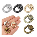4Pcs Metal Bag Rivet Nail Buckle Studs Button Handbag Belt Hanger Leather Craft Luggage Bag Buckle Snap Hardware Purse Making Accessories