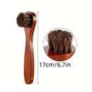 4pcs Leather Shoe Brush, Boot Brush, Shoe Polishing Brush Cleaning Cloth