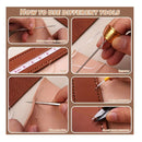 4pcs Leather Working Kit With Waxed Thread, Sewing Awl, Leather Repair Sewing Kit Leather Stitching Kit, Leather Sewing Needles, Leather Upholstery Repair Kit For Adult Leather Craft DIY