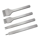4pcs Prong Leather Craft Tool DIY Leather Tools Hole Punches Stitching For Leather Belt Punch Tools