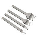4pcs Prong Leather Craft Tool DIY Leather Tools Hole Punches Stitching For Leather Belt Punch Tools