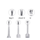 4pcs/set Leather Leathercraft Tool Kit Stitching U+V Shaped Groover Skiving Edge Beveler Leather Tool