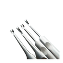 4pcs/set Leather Leathercraft Tool Kit Stitching U+V Shaped Groover Skiving Edge Beveler Leather Tool