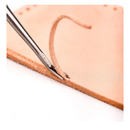 4pcs/set Leather Leathercraft Tool Kit Stitching U+V Shaped Groover Skiving Edge Beveler Leather Tool
