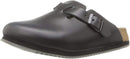 Birkenstock Leather Boston Canberra Clogs – Black — 1