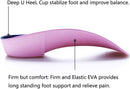 PCSsole 3/4 Orthotics Shoe Insert for Plantar Fasciitis Relief | High Arch-purple — 2