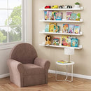 Forbena 36 Inch Floating Shelves for Wall 4-Pack, Large Nursery Book Shelves…