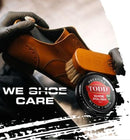 TODD Prestige Shoe Polish BLACK High Gloss with Carnauba Wax 1.125 OZ | Shine and Protect for Leather Shoes, Boots, Bags | Metal Tin | 50ml — 4