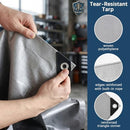 Tarp 16x20FT, 12 Mil Heavy Duty Waterproof Poly Tarps with Grommets &…