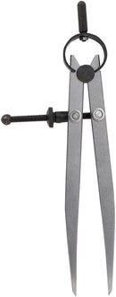 6 Inch Adjustable Lockable Steel Divider Wing Leather Compass — 2