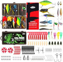 FONMANG Fishing Lures - Tackle Box with Tackle Included, Fishing Kit with…