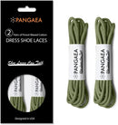 [2 Pairs] Pack Waxed Round Oxford Shoe Laces |