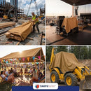 TarpsNow Tarps Now 6x8 ft Heavy Duty Canvas Tarp