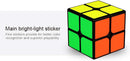 Qiyi Qidi Speed Cube 2x2- Smooth Bright-Light Sticker(Classic Colors) - 2x2x2 Puzzles Toys, The Most Educational Toy to Effectively Improve Child's Concentration and responsiveness. — 2
