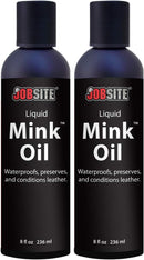 JobSite Premium Mink Oil Leather Waterproof Liquid — 1