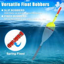 Fishing Slip Bobbers Kit- 60pcs Fishing Bobbers Floats Balsa Wood Slip Bobbers…