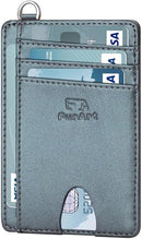 FurArt Slim Minimalist Wallet RFID Credit Card Holder for Men