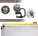 Patiobay Large Tarp 12x16 FT 16 Mil Heavy Duty Waterproof Tarps Silver