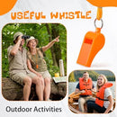 Honoson Whistle for Adults with Lanyard Plastic Safety Emergency Whistle…