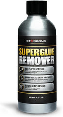 Starbond 2 oz. Super Glue Remover – Dissolves Adhesive – CA Glue Debonder with Easy Brush Cap Applicator — 1