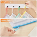 JARLINK A4 Mesh Zipper Pouch Bags, 24 Pcs Waterproof Zipper Pouch Bags