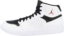 Nike Men's Air Flight Lite Mid Sneaker - White/Gym Red-black — 1