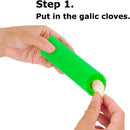 Sinnsally Garlic Peeler Skin Remover Roller Keeper,Easy Quick to Peeled Garlic Cloves with Silicone Tube Roller… — 2