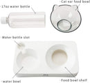 Marchul Double Elevated Dog Cat Bowl, Pets Water and Food Bowl Set, 15° Raised Tilted Dishes Indoor for Kitten, Puppies, Small or Medium Size Dogs Cats — 5