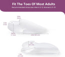 Promifun Bunion Cushion Protector, 10 Packs of Bunion Corrector Pads with Separator for Big Toe, Gel Shield for Foot Pain Relief, Calluses, Corns - Clear — 2