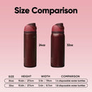 Owala FreeSip Stainless Steel Water Bottle 24 oz Black Cherry — 7