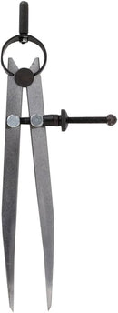 6 Inch Adjustable Lockable Steel Divider Wing Leather Compass — 1