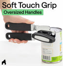 GORILLA GRIP Upgraded Model Stainless Steel Manual Can Opener, Black — 4