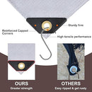 Patiobay Large Tarp 12x16 FT 16 Mil Heavy Duty Waterproof Tarps Silver