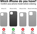OtterBox iPhone 15 Plus and iPhone 14 Plus Commuter Series Case - Black, Slim & Tough, Pocket-Friendly, with Port Protection — 2