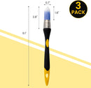 Trim Paint Brush, 0.7 Inch, 3 Pack, Small Round Paint Brushes | 0.7 Inch Round, 3 Pack — 8