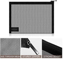 EASYFUN Mesh Pouch, Make up Bag with Zipper Cosmetic Organizer Pouch for Daily…