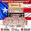 PRK 14 Puerto Rico Gifts Premium Dominoes Set Friends Gift Packs Large Adult…