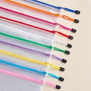 JARLINK A4 Mesh Zipper Pouch Bags, 24 Pcs Waterproof Zipper Pouch Bags