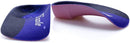 PCSsole 3/4 Orthotics Shoe Insert for Plantar Fasciitis Relief | High Arch-purple — 7