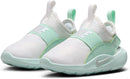 Nike Kids' Flex Runner 4 Running Shoes - Boys Girls Toddler Baby Sneakers - Summit White/Photon Dust-arctic Green — 5