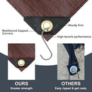 Patiobay Large Tarp 16x20 FT Heavy Duty Waterproof 14 Mil Brown