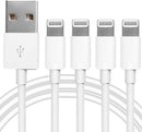4Pack Original Apple MFi Certified Charger Lightning to USB Charging Cable Cord Compatible iPhone 14/13/12/11 Pro/11/XS MAX/XR/8/7/6s Plus,iPad Pro/Air/Mini,iPod Touch (3.3ft) photo 1