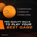 PRO-SPIN Ping Pong Paddles - High-Performance Set with Premium Table Tennis…