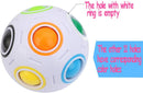 Magic Rainbow Ball Puzzle Fidget Stress Relief Ball Brain Teasers Games 12Holes — 4