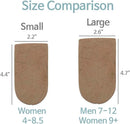 Adjustable Leg Length Discrepancy Heel Lifts Inserts Insoles - Pack of 2 (5 Layer Brown Large) - 5 Layer Brown Small — 1