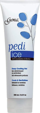 Gena Pedi-Ice Gel - Deep Soothing Cooling Gel Eucalyptus & Menthol for Tired Feet Relief, 8.5 fl oz. — 1