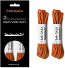 [2 Pairs] Pack Waxed Round Oxford Shoe Laces |
